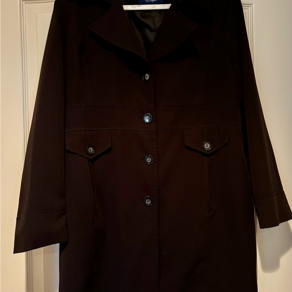 Black mackintosh new england  Coat Classic Style Size L
